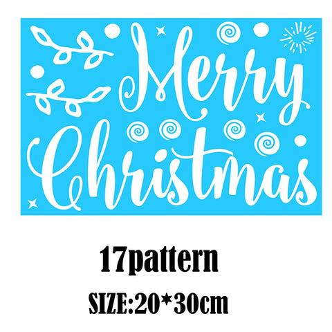 Christmas Santa Claus Window Stickers Wall Ornaments Christmas Pendant Merry Christmas For Home Decor New Year Stickers 2022