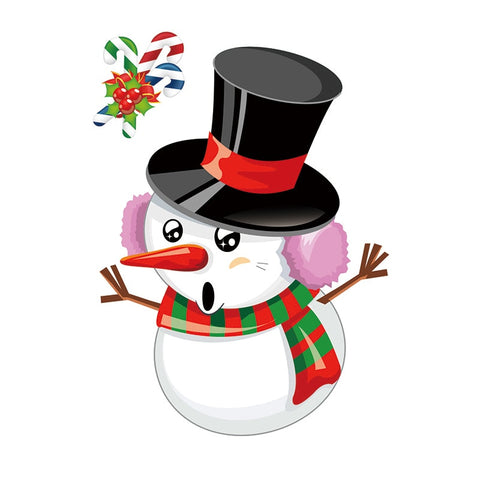 Christmas Santa Claus Window Stickers Wall Ornaments Christmas Pendant Merry Christmas For Home Decor New Year Stickers 2022