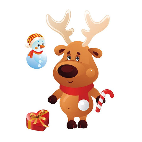 Christmas Santa Claus Window Stickers Wall Ornaments Christmas Pendant Merry Christmas For Home Decor New Year Stickers 2022