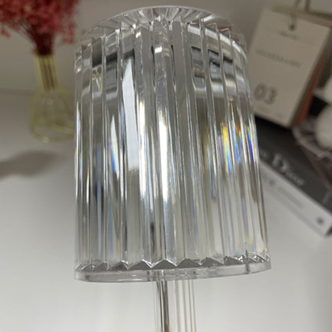 Crystal Table Lamp Touch Remote Control Acrylic Night Lamp Rechargeable Bedside Lamp LED Night Light Room Lights Decoration