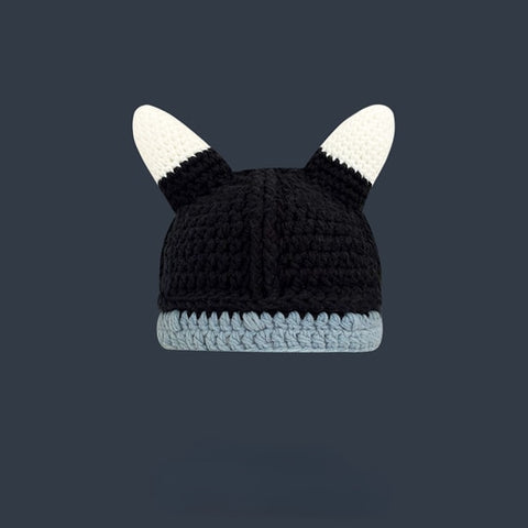 Devil Knit Horn Hat  for Men Women Warm Fun Fashionable Various Styles of Optional Halloween Decoration Balaclava Boy Streetwear
