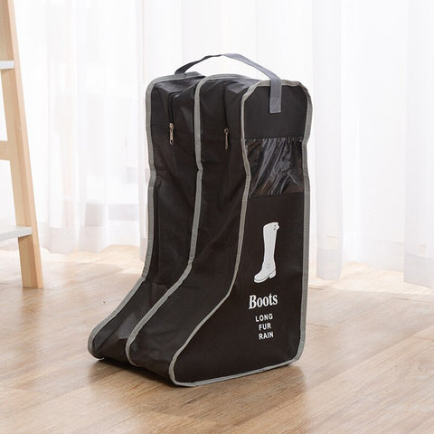 Dust-proof Rain Boots Storage Bag Portable Shoes Organizer Zipper Pouch Travel Shoes Protection Holder Bag Closet Organizer Bag