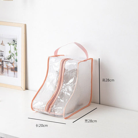Dust-proof Rain Boots Storage Bag Portable Shoes Organizer Zipper Pouch Travel Shoes Protection Holder Bag Closet Organizer Bag