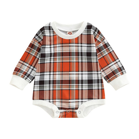 Fashion Christmas Baby Rompers 0-24M Toddler Newborn Infant Boys Girls Cotton Cartoon Print Long Sleeve Xmas Jumpsuits Clothes