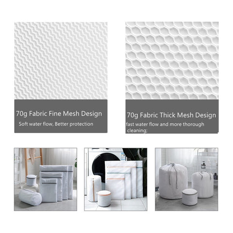 Fine Net laundry bag 11 Sizes Washing Machines Dirty laundry basket Travel Shoes organizer Mesh Bags Woman Bra Clothes organizer