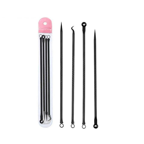 German Ultra-fine No. 5 Cell Pimples Blackhead Clip Tweezers Beauty Salon Special Scraping &amp; Closing Artifact Acne Needle Tools