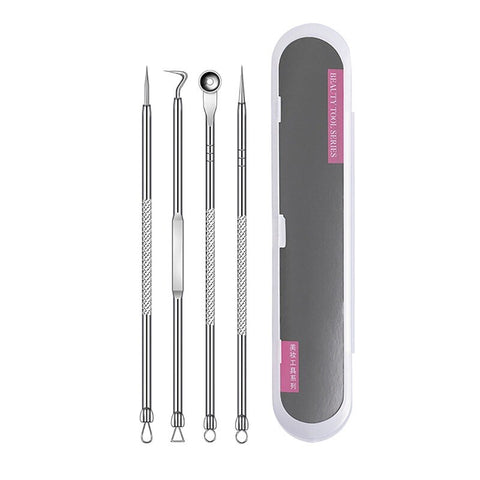 German Ultra-fine No. 5 Cell Pimples Blackhead Clip Tweezers Beauty Salon Special Scraping &amp; Closing Artifact Acne Needle Tools