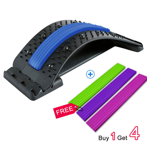 Multi-level Adjustable Back Massager Stretcher Waist Neck Stretch