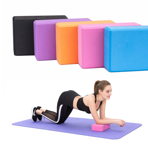Gym Blocks Foam Brick Training Exercise Fitness Set Tool Yoga Bolster Pillow Cushion Stretching Body Shaping yoga blocks