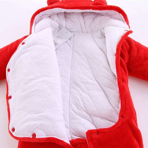 Baby Winter Clothes For Newborn Baby Girl Boy Overall Winter Romper For Baby Jumpsuit Kids Christma Costumes Infant Clothing