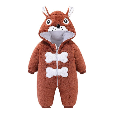 Baby Winter Clothes For Newborn Baby Girl Boy Overall Winter Romper For Baby Jumpsuit Kids Christma Costumes Infant Clothing