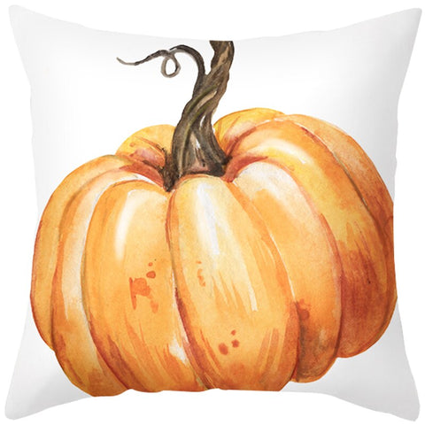 Happy Thanksgiving Cushion Cover Cartoon Maple leaf Pumpkin Pillow Case 45x45cm Halloween Autumn Decor Christmas 2022