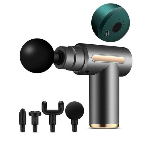 Massage Gun Deep Tissue Percussion Muscle Massager for Pain Relief Fascia Gun Electric Body Massager Facial massage
