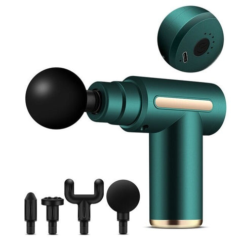 Massage Gun Deep Tissue Percussion Muscle Massager for Pain Relief Fascia Gun Electric Body Massager Facial massage