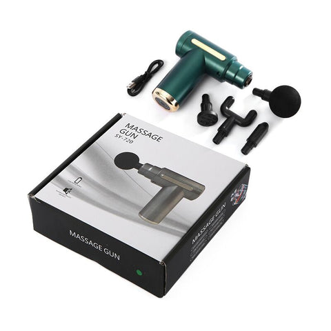 Massage Gun Deep Tissue Percussion Muscle Massager for Pain Relief Fascia Gun Electric Body Massager Facial massage