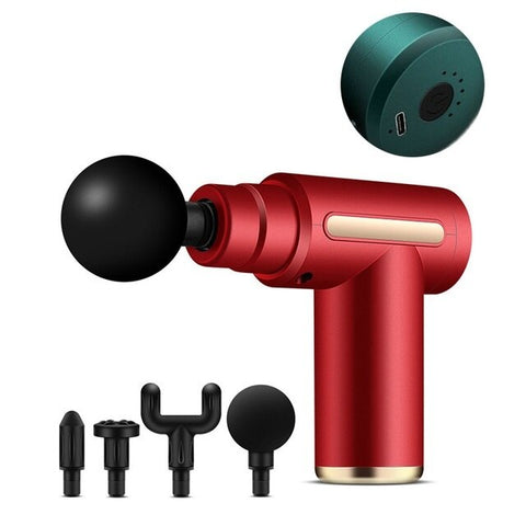 Massage Gun Deep Tissue Percussion Muscle Massager for Pain Relief Fascia Gun Electric Body Massager Facial massage