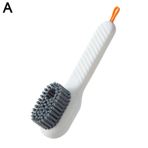 Multifunction Soft Bristled Liquid Shoe Brush Long Handle Brush Clothes Brush Shoe Clothing Board Brush Household Cleaning Tool