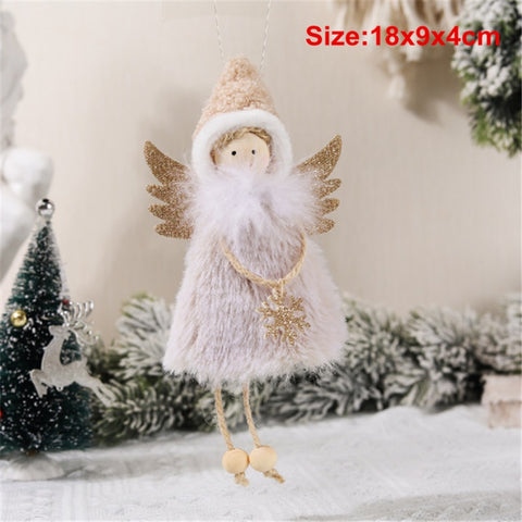 Noel Decoration 2022 Christmas Angel Pendants Christmas Tree Decorations New Year 2023 Xmas Gifts Navidad Christmas Ornaments