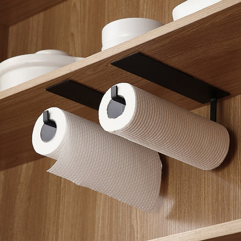 Paper Towel Holder Hooks Kitchen Storage Organizer Gadget Set Tools Cabinet Utensil Things Accessories Supplies
