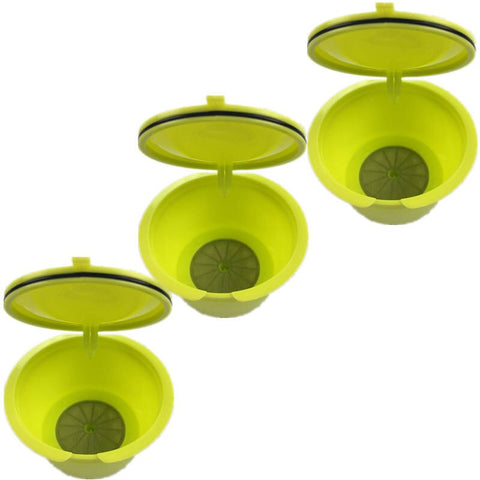 Reusable use 150times Dolce Gusto Coffee Cup Capsule Plastic Capsule Refillable Reusable Compatible with Nescafe Dolce Gusto