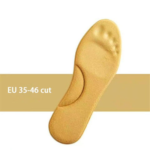 Self Heated Thermal Insoles for Feet Warm Memory Foam Arch Support Cushion for Women Winter Sports Shoes Self-heating Shoe Pads