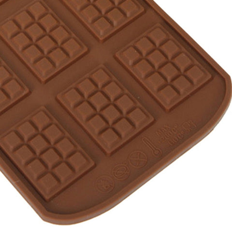 Silicone Mold 12 Even Chocolate Mold Fondant Patisserie Candy Bar Mould Cake Mode Decoration Kitchen Baking Accessories