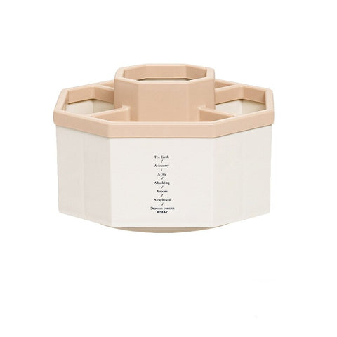 Simple Modern Large-capacity Office Desktop Storage Cute Rotating Cosmetic Storage Bucket Pen Holder
