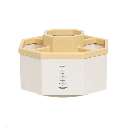Simple Modern Large-capacity Office Desktop Storage Cute Rotating Cosmetic Storage Bucket Pen Holder