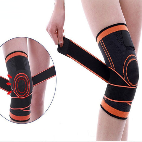 Sports Fitness  Knee Pads Support Bandage Braces Elastic Nylon Sport Compression  Sleeve for Basketball
