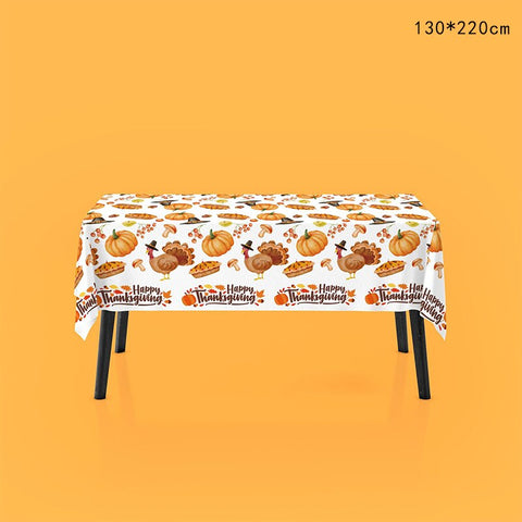 Thanksgiving Theme Party Decoration Disposable Tableware Turkey Party Harvest Festival Happy Thanksgiving Day Decor For Home