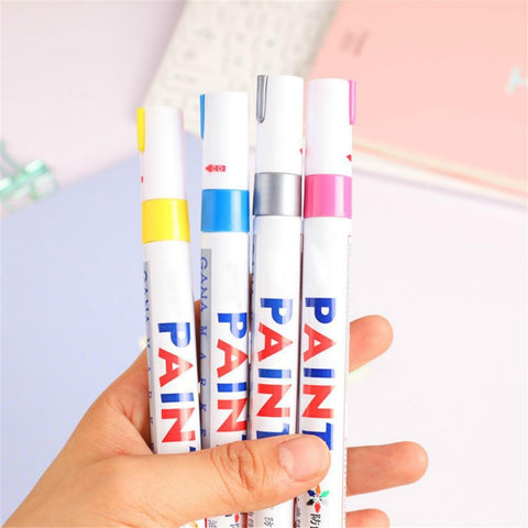 Tile Marker Repair Wall Grout Pen White Grout Marker Odorless Non Toxic for Tiles Floor and Tyre Suitable Car Painting Mark Pen