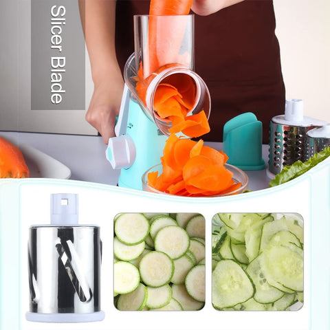 Vegetable Cutter Manual Mandoline Slicer Cheese Grater Kitchen Utensil