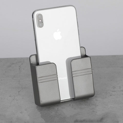 Wall-mounted Mobile Phone Charging Box Remote Storage Box Cartoon Bedside Phone Hanger Decoration Wall Holder for Stationery