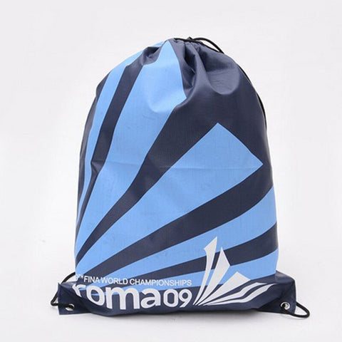 Waterproof Outdoor Beach Swimming Sports Drawstring Backpack Organizer Gym Storage Bag for Shoes Towel Clothes