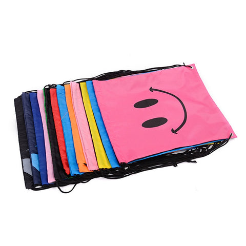 Waterproof Outdoor Beach Swimming Sports Drawstring Backpack Organizer Gym Storage Bag for Shoes Towel Clothes