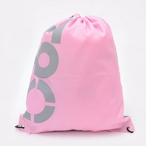 Waterproof Outdoor Beach Swimming Sports Drawstring Backpack Organizer Gym Storage Bag for Shoes Towel Clothes