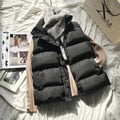 2022 Women Winter Warm Cotton Padded Puffer Vests Sleeveless Parkas Jacket