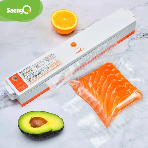 Electric Vacuum Sealer Packaging Machine For Home Kitchen Including 15pcs Food Saver Bags Commercial Vacuum Food Sealing