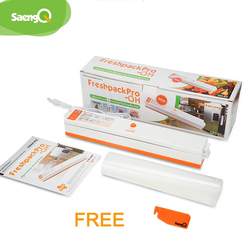 Electric Vacuum Sealer Packaging Machine For Home Kitchen Including 15pcs Food Saver Bags Commercial Vacuum Food Sealing